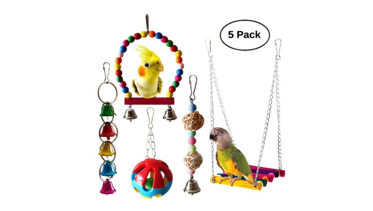 BWOGUE-5pcs-Bird-Parrot-Toys-Hanging-Bell-Pet-Bird