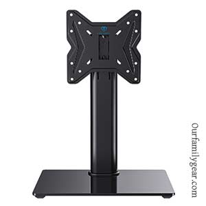 32 television stands,
