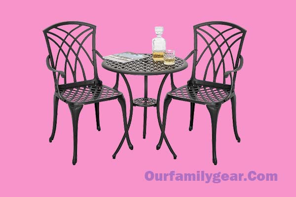 Cast Aluminum Outdoor Patio Dining Set