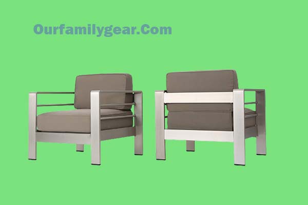 Cast Aluminum Rectangular Dining Set