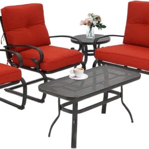 Very nice 5 Pcs Outdoor Patio Furniture Conversation Sets