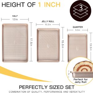 Nonstick Baking Sheet Pan Set