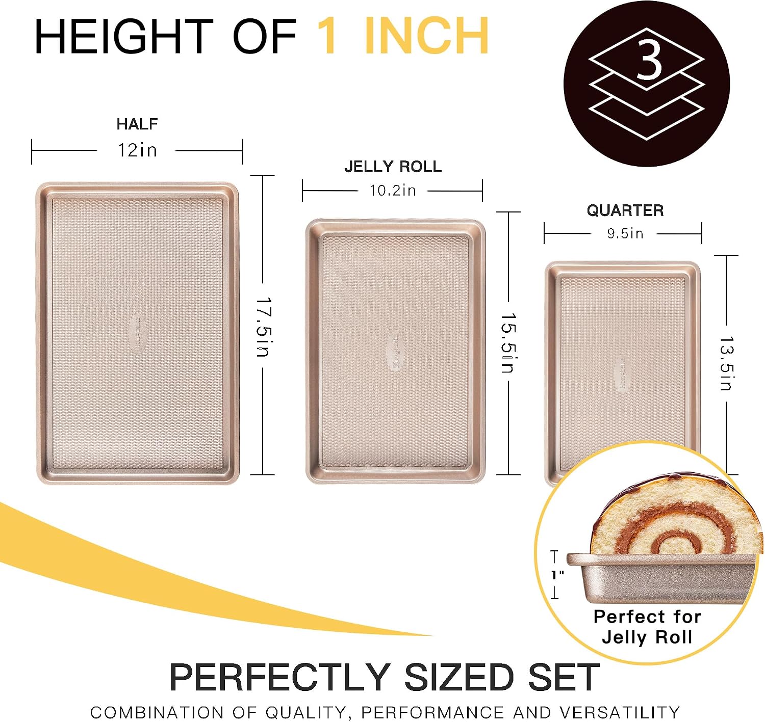 Nonstick Baking Sheet Pan Set Nonstick Baking Sheet Pan Set