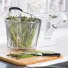 Polder Stainless Steel Steamer Basket & Strainer Insert