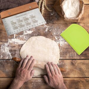 Stainless Steel Dough Scraper & Bench Scraper