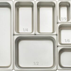 Stainless Steel Food Pan, NSF Listed