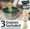 Stainless Steel Mixing Bowls with Lids Set 1