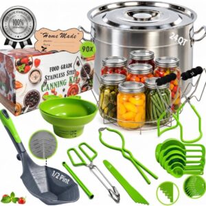 Supa Ant Stainless Steel Canning Pot with Rack & Lid