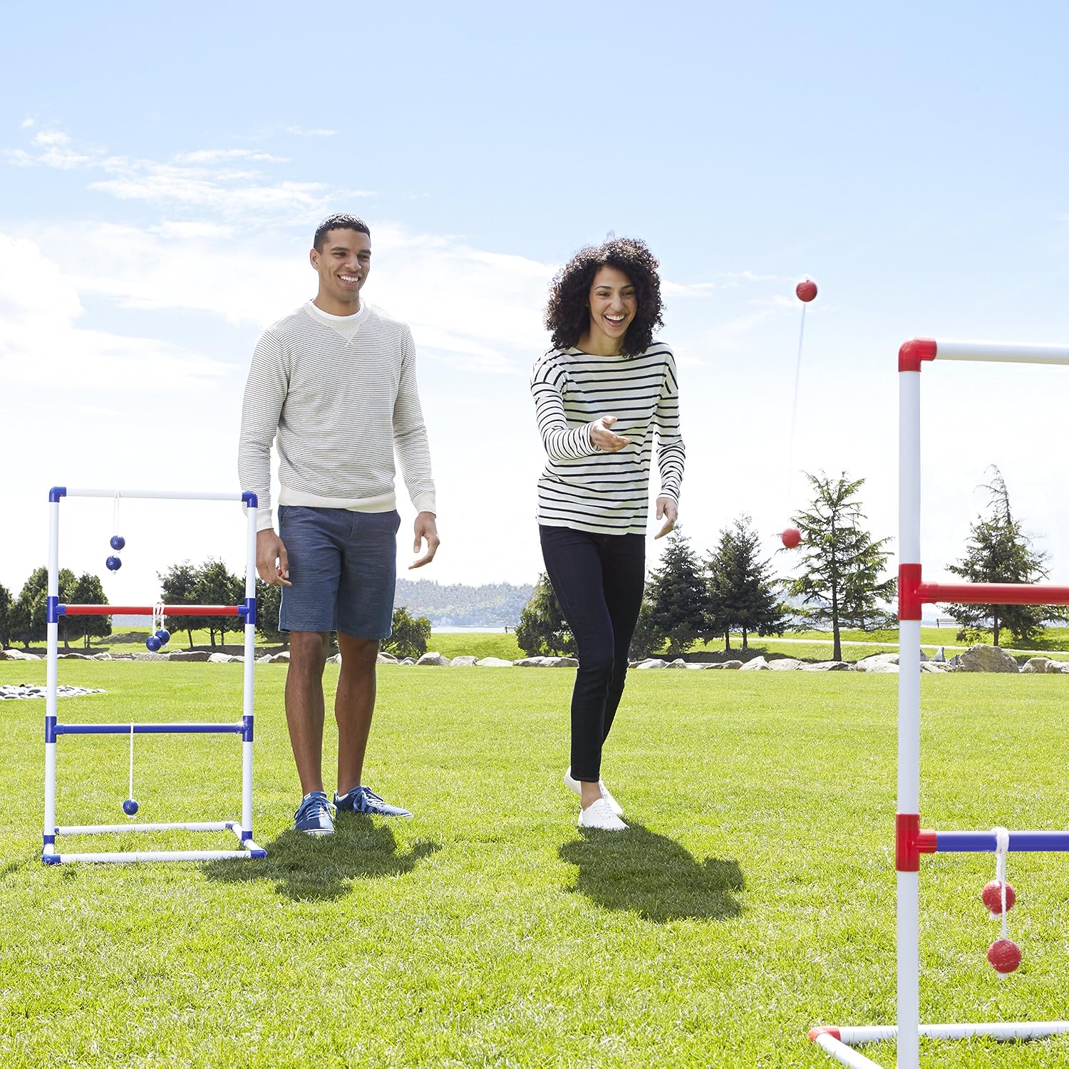Amazon Basics Ladder Toss Game Set Amazon Basics Ladder Toss Game Set