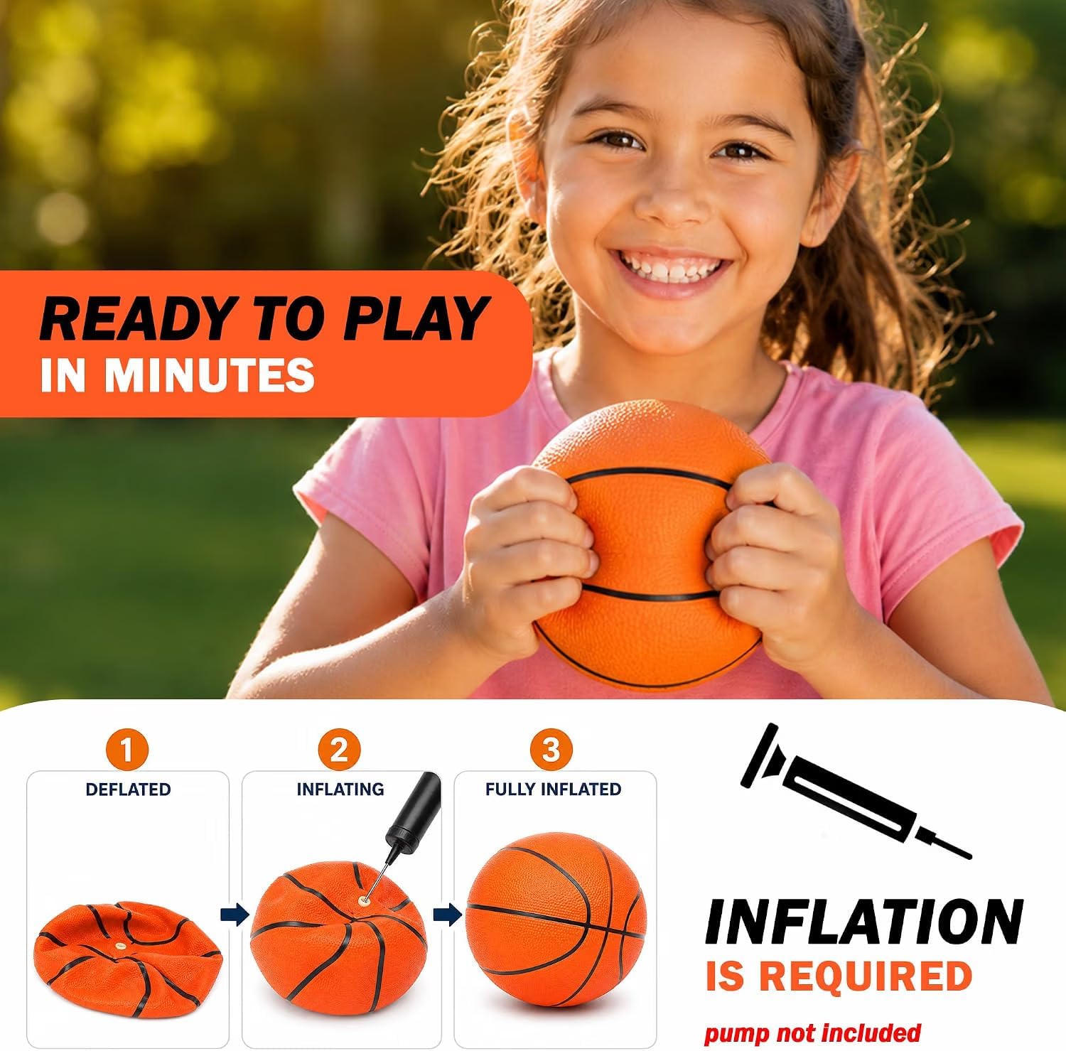 Bouncy Basketballs for Indoor and Outdoor Play Bouncy Basketballs for Indoor and Outdoor Play