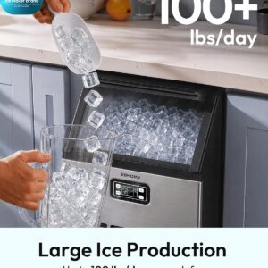 EUHOMY Commercial Ice Maker Machine