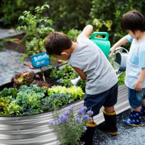 JERIA oval garden bed