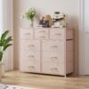 LUMTOK drawer fabric dresser