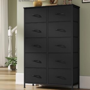 SONGMICS drawer fabric dresser