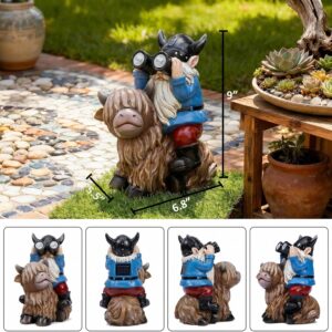 Solar Garden Gnome Cow