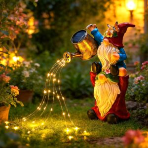 Solar Garden Gnome Statue