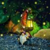 Solar Gnome Garden Statue