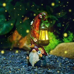 Solar Gnome Garden Statue