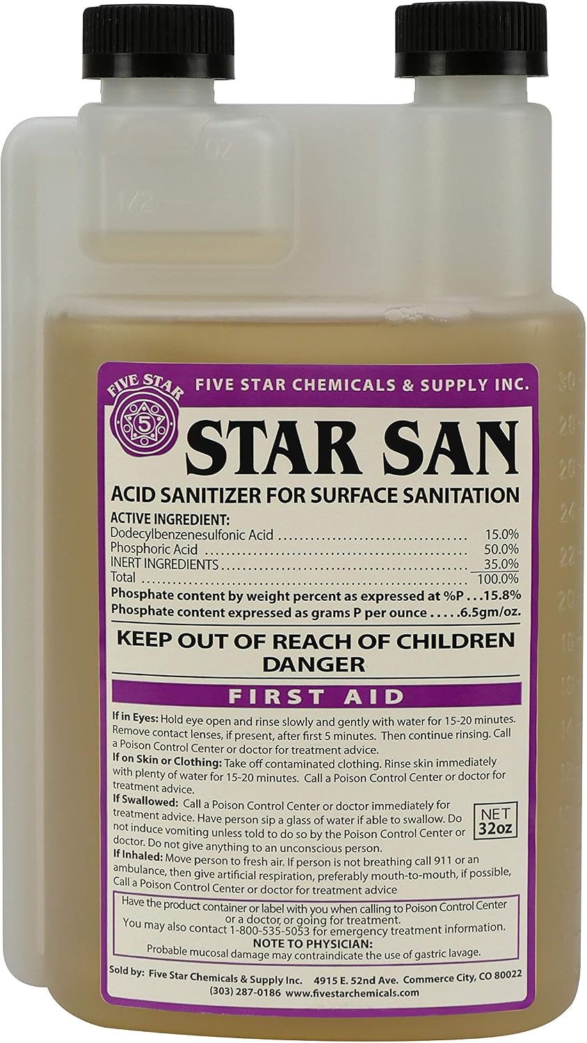 Star San High Foaming No-Rinse Sanitizer Star San High Foaming No-Rinse Sanitizer