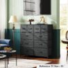 WLIVE drawer fabric dresser