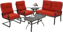 Very nice 5 Pcs Outdoor Patio Furniture Conversation Sets