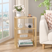 Super Bamboo 3-Tier Small Narrow Side Table