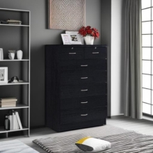 Attractive HODEDAH 7 Drawer Wood Dresser for Bedroom
