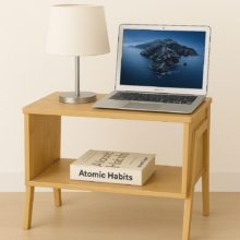 Beautiful Bamboo End Table for Living Room