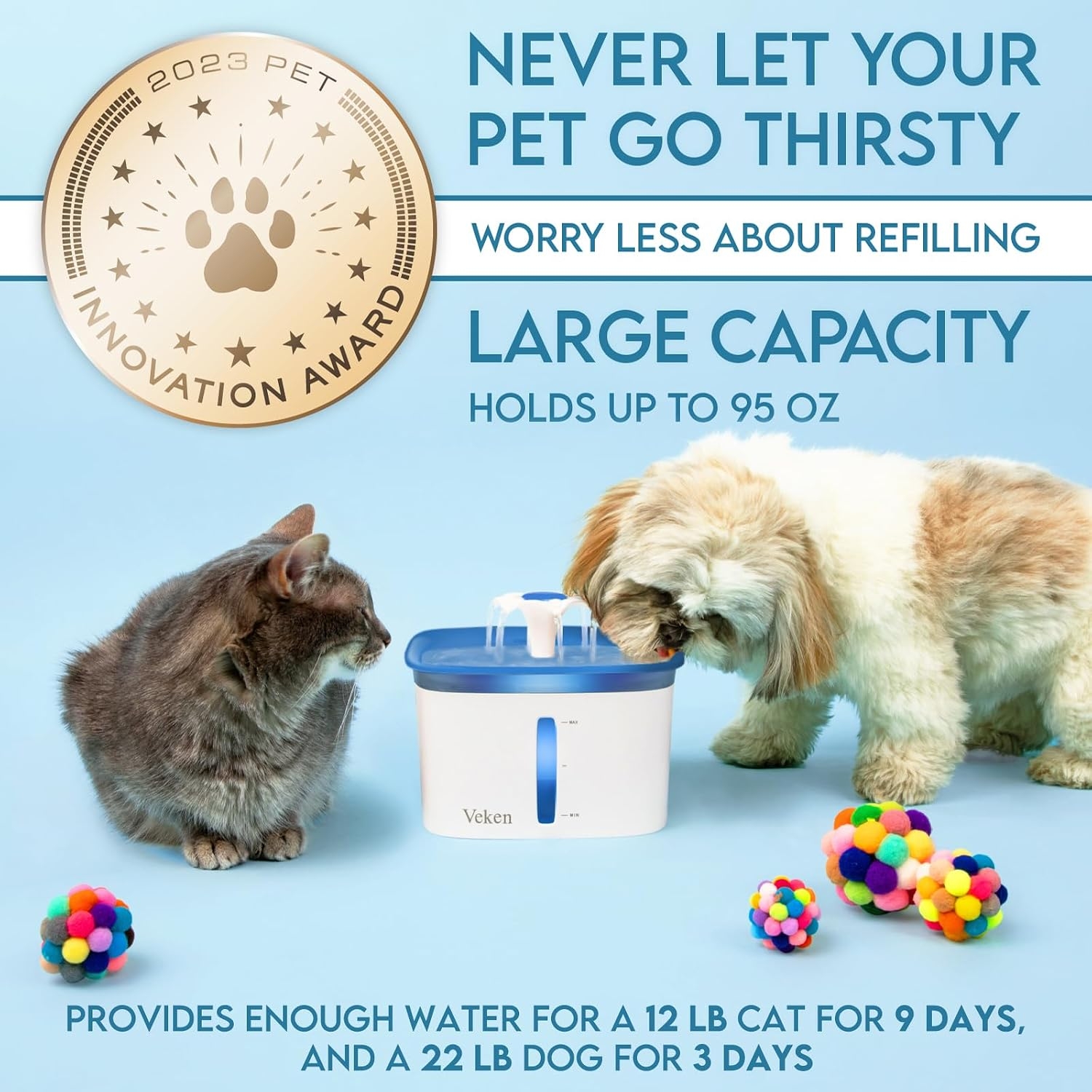 Automatic Cat Water Fountain & Dog Water