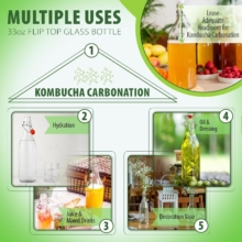 Flip Top Glass Bottles
