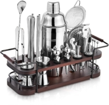 KITESSENSU Cocktail Shaker Set with Stand