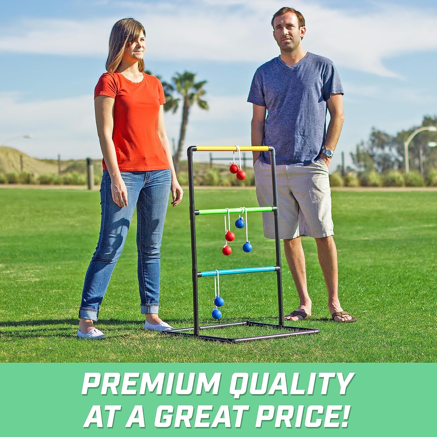 GoSports Ladder Toss Game Set