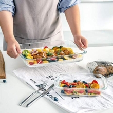 MCIRCO Deep Glass Baking Dish Set with Lids