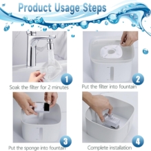 Cat Water Fountain Filters Replacement Kit