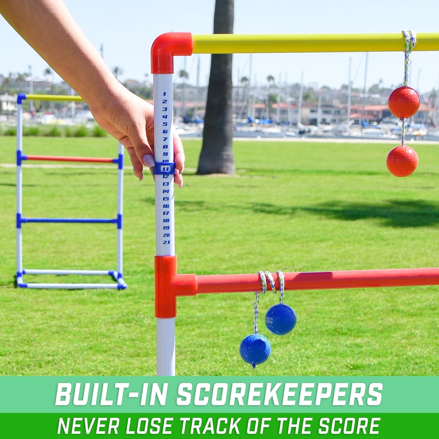 Portable Ladder Toss Game Set