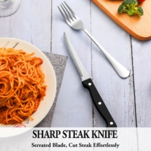 Silverware Set for with Steak Knives