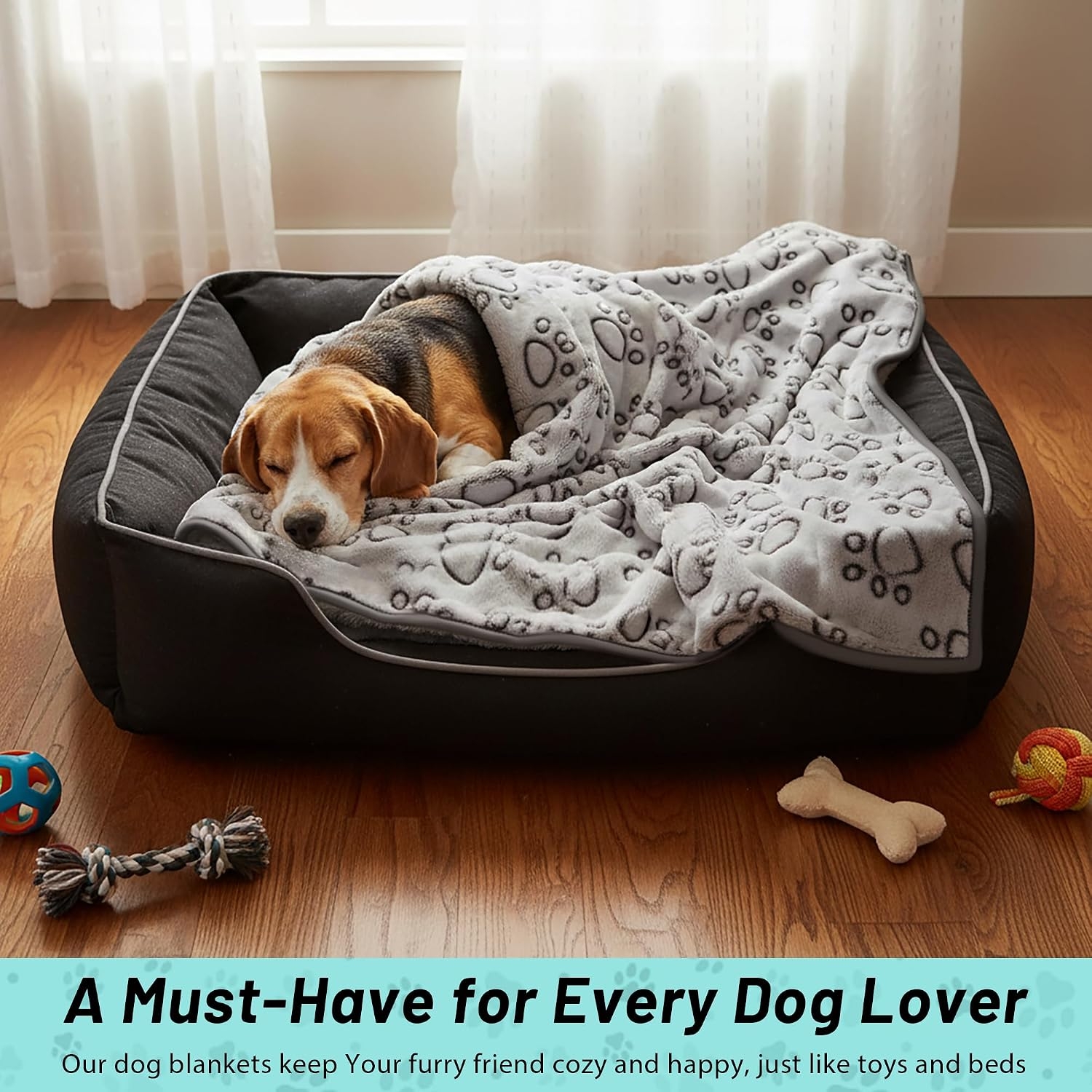 Stuffed Premium Soft Dog Blanket