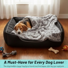 Stuffed Premium Soft Dog Blanket