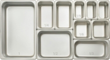 Stainless Steel Food Pan, NSF Listed