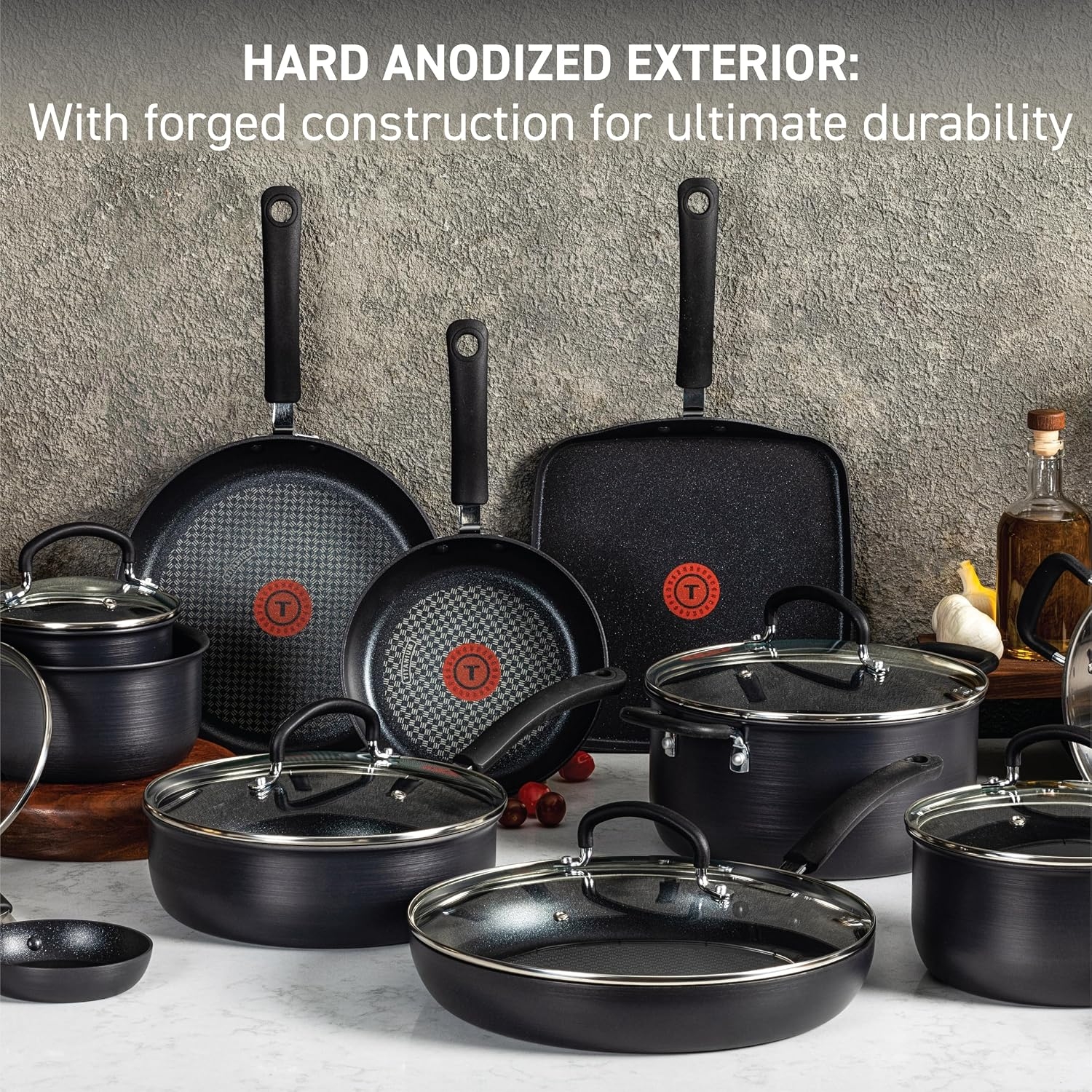 T-Fal Ultimate Hard Anodized Nonstick Cookware Set