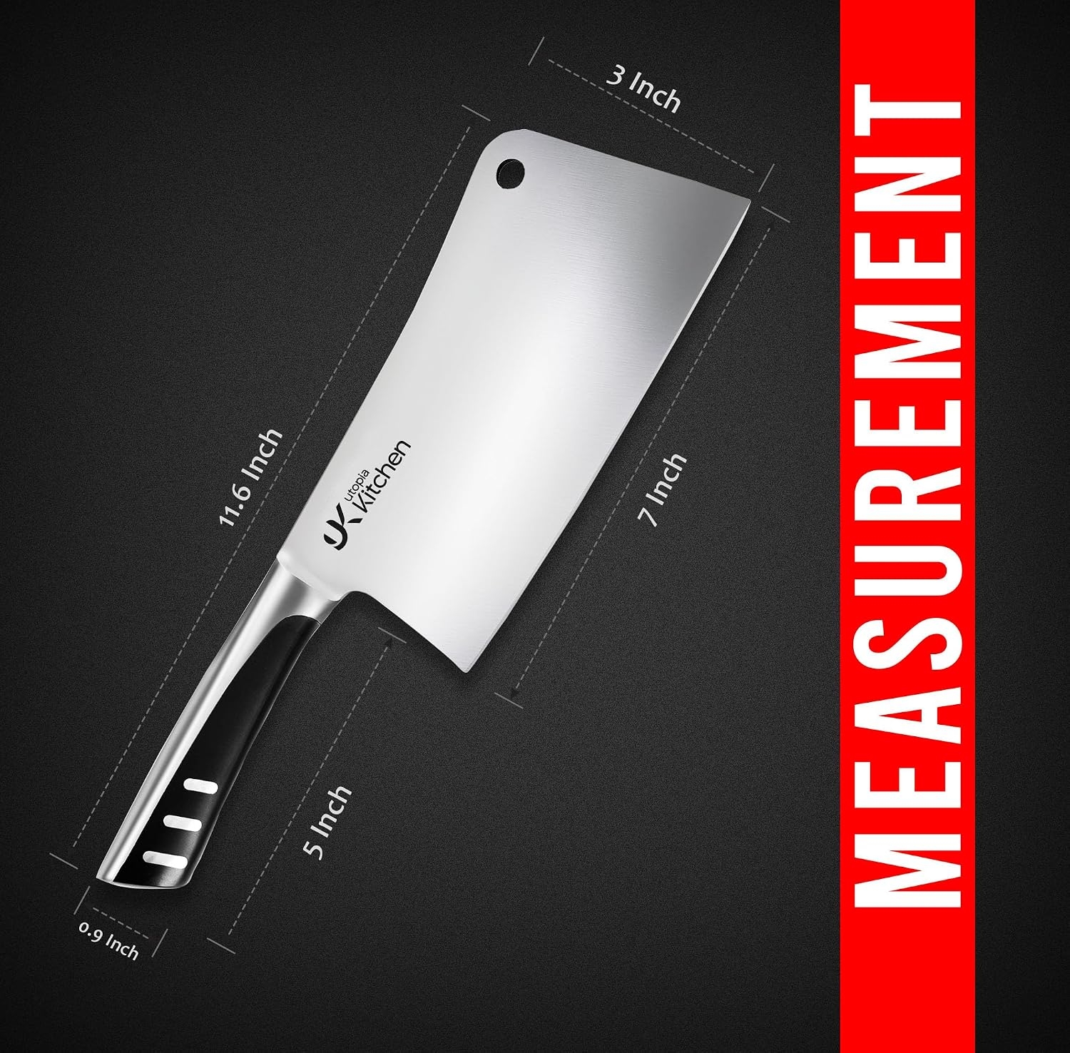 Utopia Kitchen Meat Cleaver Knife
