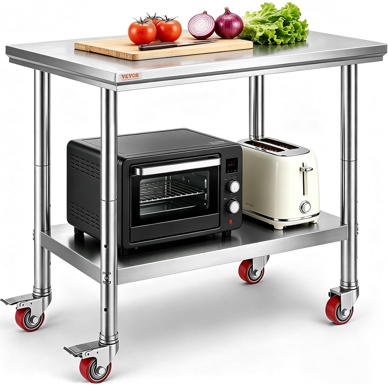 VEVOR Mophorn Stainless Steel Work Table