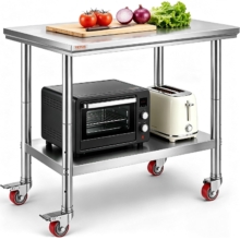 VEVOR Mophorn Stainless Steel Work Table