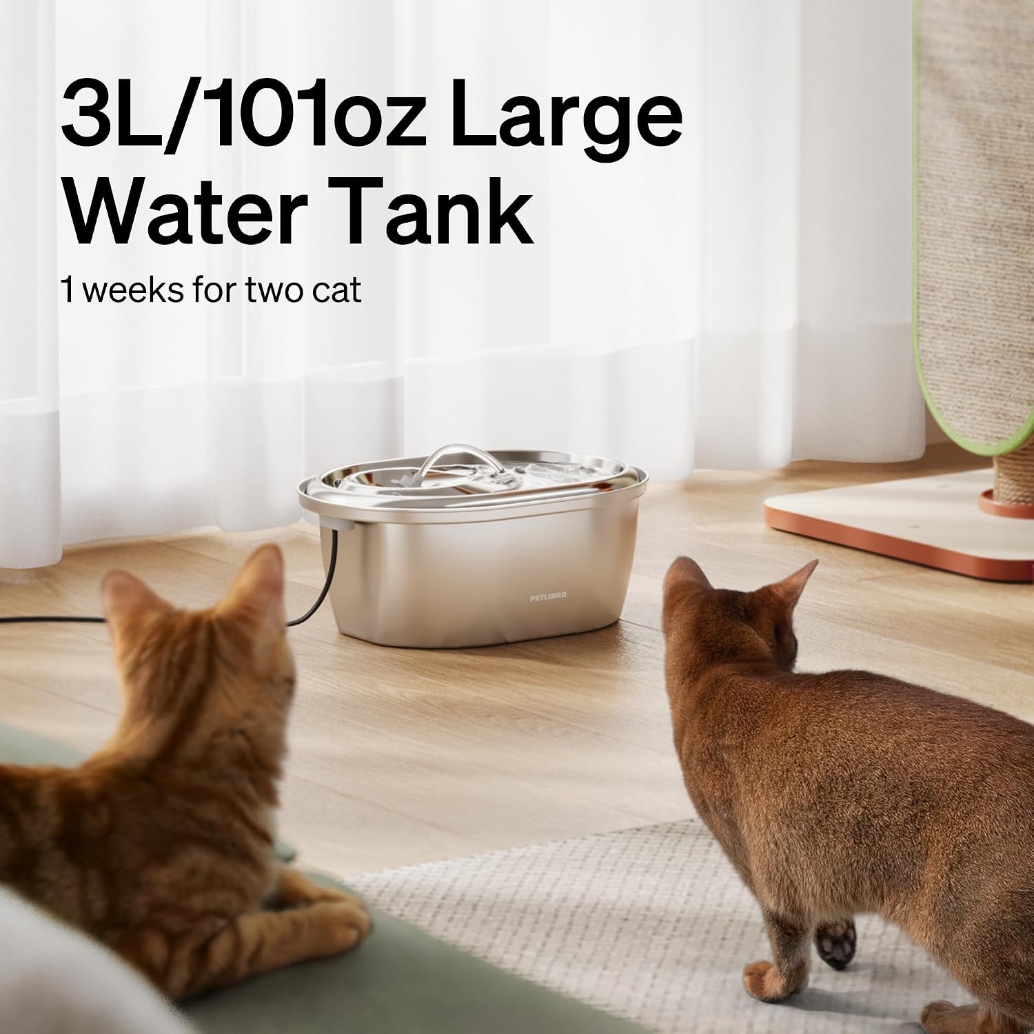 Automatic Pet Water Dispenser with Adjustable